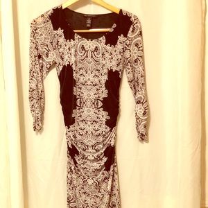 Alfani long sleeved dress